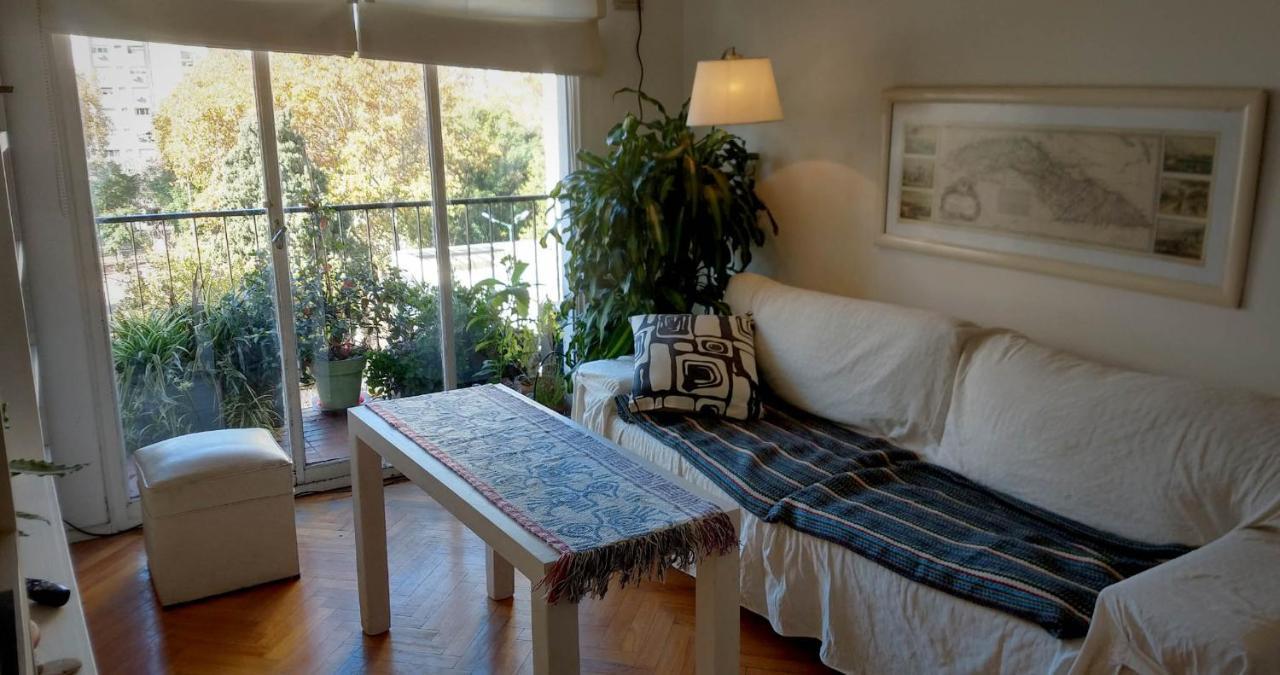 Depto 2 Ambientes Muy Luminoso Con Wifi Y Vista A La Plaza Apartman Buenos Aires Kültér fotó